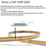 Tira LED COB 220V | CORTE A MEDIDA | 840 LED/m | 50m | FLIP CHIP | 1500Lm | 16W/M | CRI90 | IP67 | Corte 10cm - Imagen 7