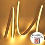 Tira LED COB 220V | CORTE A MEDIDA | 840 LED/m | 50m | FLIP CHIP | 1500Lm | 16W/M | CRI90 | IP67 | Corte 10cm - Imagen 10