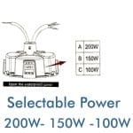 Campana LED UFO BÉLGICA 200W-150W -100W SOSEN Driver