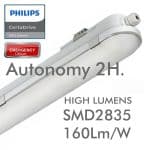 Regleta Emergencia Estanca LED 40W Philips Driver COREPLUS - CCT - 120cm