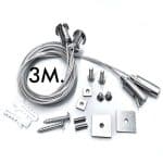 Kit colgante universal - con cable de 3m - Pack 2 unidades