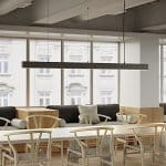 L&aacute;mpara Lineal Colgante LED - MUNICH NEGRO - BLANCO-PLATA - Imagen 3