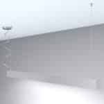 L&aacute;mpara Lineal Colgante LED - MUNICH NEGRO - BLANCO-PLATA - Imagen 7