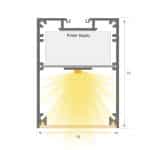 L&aacute;mpara Lineal Colgante LED RGB+WHITE - Imagen 7