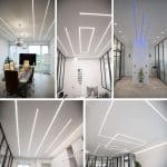 Pack 5 - Perfil Aluminio U - 2 metros - Integrado en Yeso laminado - Imagen 3