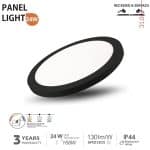 Plafon LED + Downlight - Negro - ASKIM -24W AJUSTABLE - CCT - Color Seleccionable - Imagen 5