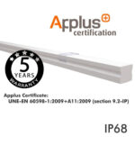 Regleta IP68 Lineal LED COB - Empotrable - BERLIN XL ANONIZADO PLATA - 12V. - Imagen 4