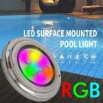 Lámpara LED RGB Sumergible 18W - DC12V - IP68 - Acero Inoxidable 316