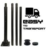 Columna BRUSELAS Negro - 3 Metros - 4 Metros - Imagen 3