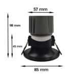 Downlight LED CIRCULAR 15W - NEGRO - CRI+92 - UGR13 - Imagen 3