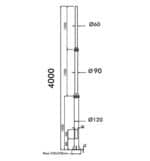 Columna Tubular Aluminio - TELESC&Oacute;PICA - 4 Metros - FACIL TRANSPORTE - Imagen 10