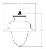 Farola LED PESCADOR Aluminio 65W GxTronic / Moso / Philips XIEP