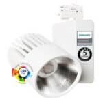 Foco LED 40W UPPSALA Blanco PHILIPS Driver Carril TRIFÁSICO CRI+98 - Imagen 3
