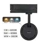 Foco LED 40W - 26W NEW MAYA  Carril TRIF&Aacute;SICO - CCT - CRI+92 - UGR13 - HIGH LUMEN - Imagen 7