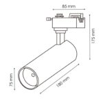 Foco Carril Monof&aacute;sico 30W CCT - Imagen 4