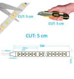 Tira LED 24V | CRI ELITE |140 LED/M | 5m | SMD2835 | 1600Lm |11W/M | CRI98 | IP20 - Imagen 10