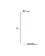 Columna Circular Hasta 6Metros De Altura - Imagen 3