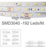 Lámpara Lineal LOLA Colgante LED 0.5m - 1m - 1,5m - 2m