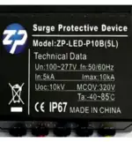 Protector Sobretensiones Transitorias De Hasta 10Kv - Montaje En Serie - Imagen 8