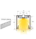 Regleta Lineal LED Regulable - MINI MUNICH - 0.44m - 0.94m - 1,44m - 1.94m  IP54 Regulable - Imagen 9