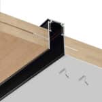 Carril magn&eacute;tico empotrar negro 2m - Imagen 4