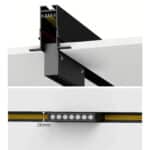 Carril magn&eacute;tico empotrar negro 2m - Imagen 5