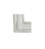 Conector Transparente Para Unión L Tiras LED COB + SMD - IP20