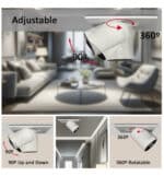 Empotrable LED 6W - PERISCÓPICO DIRECCIONABLE - Cuadrado - CCT Color Seleccionable - Imagen 4