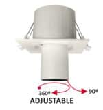 Empotrable LED 6W - PERISC&Oacute;PICO DIRECCIONABLE - Cuadrado - CCT Color Seleccionable - Imagen 6