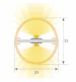 L&aacute;mpara Lineal Colgante - OSLO DOBLE - 0.50m - 1m - 1.50m - 2m - IP20 - Imagen 6