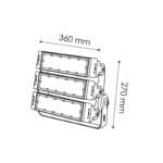 Foco Modular Led 150W Premium