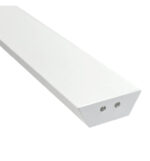 Perfil De Aluminio - BLANCO - Moldura DOBLE LUZ Para Tira LED -2 Metros - Imagen 6