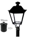 Soporte De Acoplamiento Para Columna Farola LED - 90mm - Imagen 3