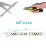 Tira LED 24V 240xLED/M 5m SMD2835 2200Lm 25W/M | IP20