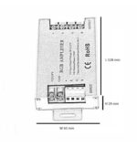 Amplificador Para Tira LED RGB 350W 12V -24V - Imagen 7