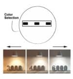 Baliza LED 6W IP65 - Superficie CCT Color Seleccionable
