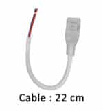 Conector A Presi&oacute;n Para Ne&oacute;n LED 6X12mm - 24V  + Tapa Final - Imagen 4