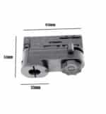 Conector Adaptador De Carril TRIFASICO - Imagen 9