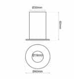 Empotrable LED 5W Cromo Perla Bridgelux Chip - 40&deg; - UGR11- CCT - Imagen 5