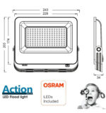 Proyector LED 100W  OSRAM CHIP - Imagen 4