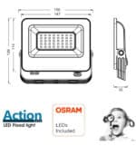 Proyector LED 30W  OSRAM CHIP - Imagen 6