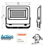 Proyector LED 50W OSRAM CHIP