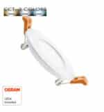 placa empotrable slim led