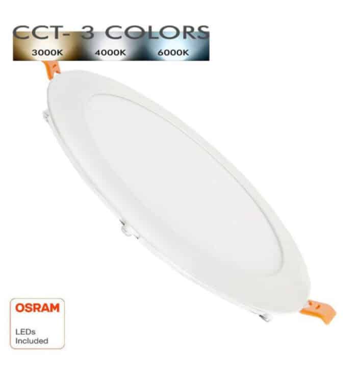 placa slim led circular 15w