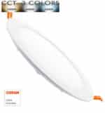 placa slim led circular 24w