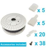 Tira LED 220V 20W/M  140xLED/M  50m  SMD2835  2660Lm/M  IP67 Corte Cada 10cm - Imagen 10