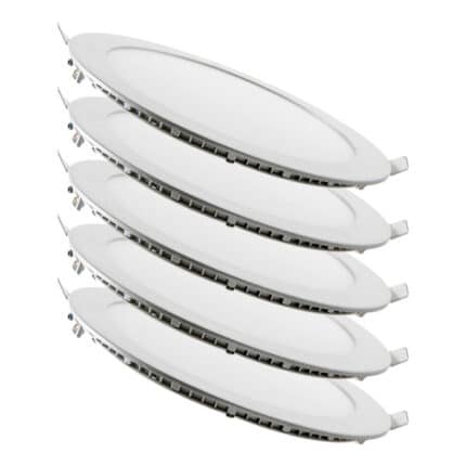 pack 5 downlight led 20w