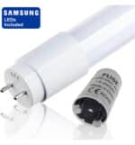 Tubo LED 9W Cristal 60cm 300&ordm; - ALTA LUMINOSIDAD - SAMSUNG CHIP - Imagen 5