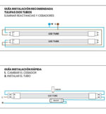 Tubo LED 24W Cristal 150cm 300º - ALTA LUMINOSIDAD - SAMSUNG CHIP