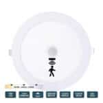 DOWNLIGHT LED SLIM 18W CCT REDONDO SENSOR
